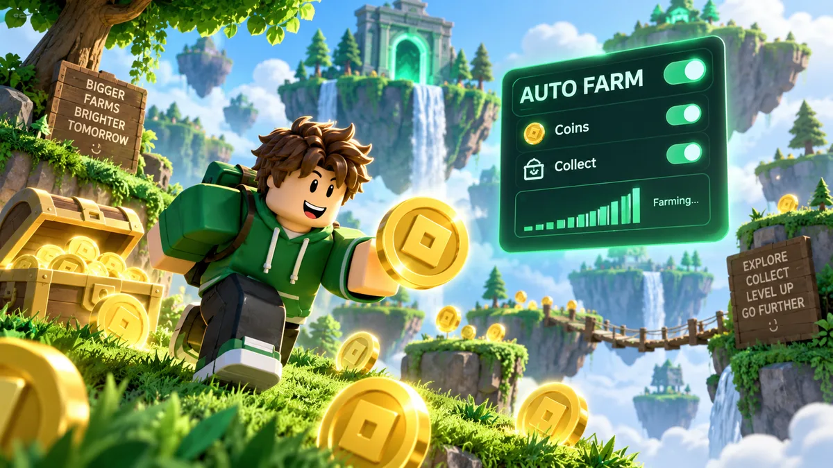 Auto Farm, teleport and other features